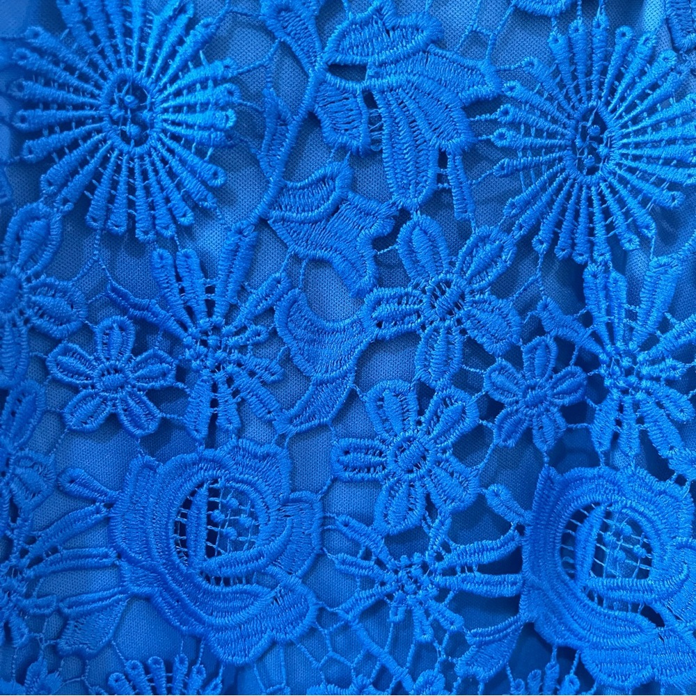 Lulus Love Poem Blue Lace Mini Dress Feminine Coquette NWT 61976-A Size Small - Picture 12 of 15